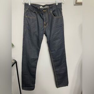 LRG Men's Deep Indigo Straight Jeans